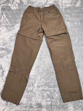 Columbia Brown Elastic Waist Convertible Pants